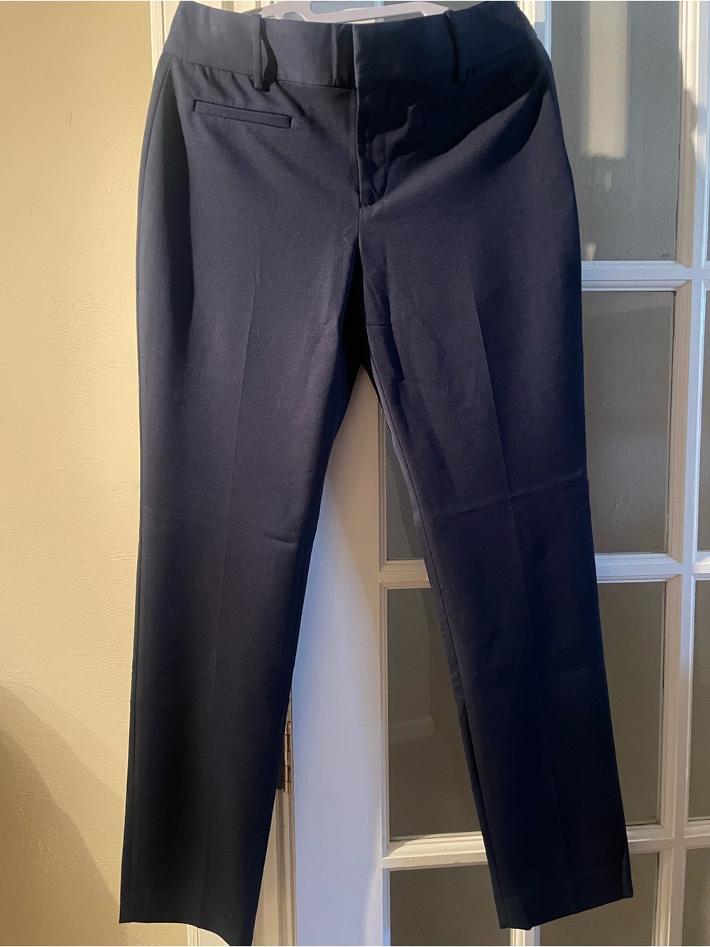 Calvin Klein Women's Navy Straight Leg Modern Essential Pant